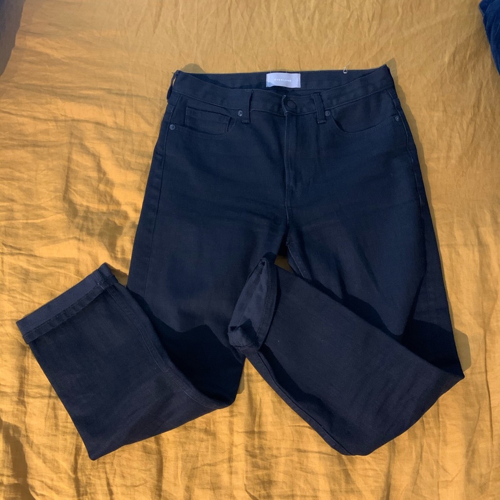 Everlane cropped black jeans